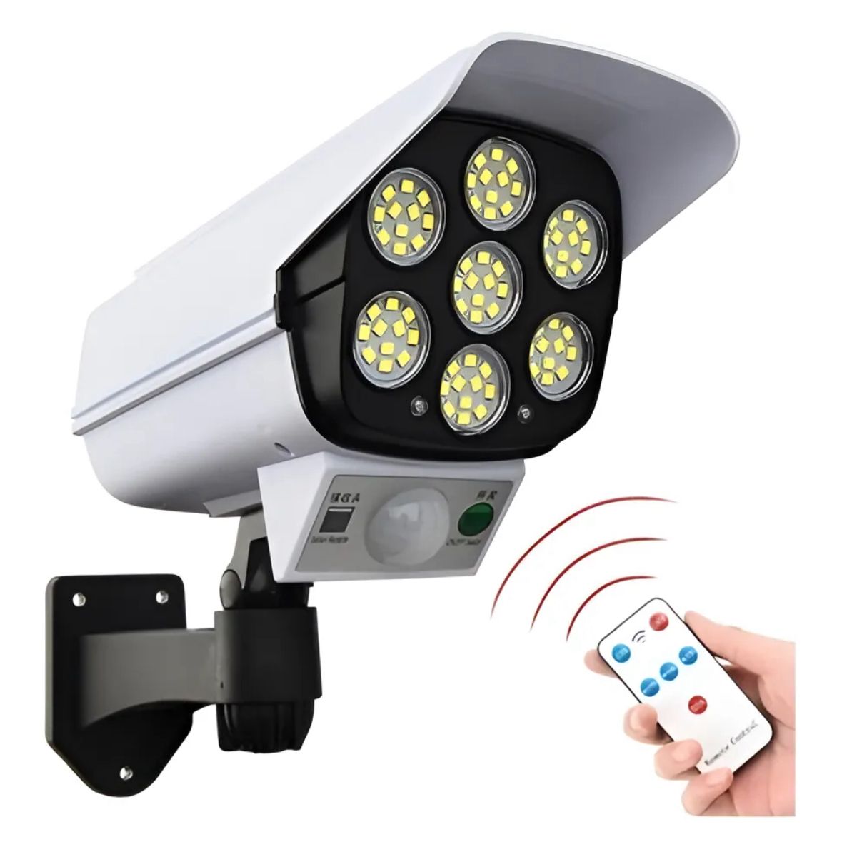 Foco Solar LED CamPro™ — Sensor de Movimiento + Efecto Cámara de Seguridad