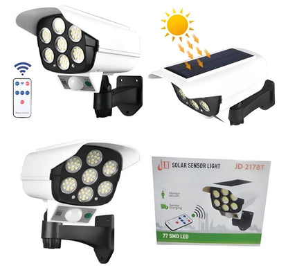 Foco Solar LED CamPro™ — Sensor de Movimiento + Efecto Cámara de Seguridad