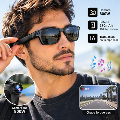 Lentes Inteligentes Bluetooth Audio HD & Manos Libres - Edición Vision Pro